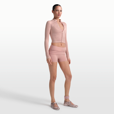 Shorts de cintura plegable de 7,5 cm para mujer NikeSKIMS Matte