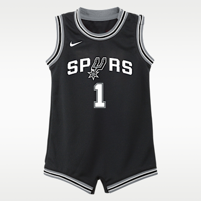 Mono Nike de la NBA para bebé de Victor Wembanyama de los San Antonio Spurs Icon Edition
