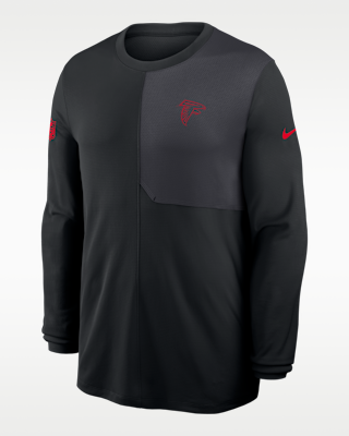 Мужские  Atlanta Falcons Sideline Coach Nike Dri-FIT NFL Long-Sleeve Top