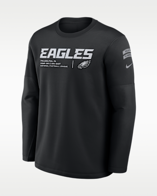 Мужские  Philadelphia Eagles Salute to Service Sideline Coaches Nike NFL Pullover Crew