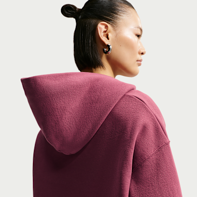 Nike Studio Fleece Orta Kalınlıkta Oversize Kapüşonlu Kadın Sweatshirt'ü görsel 2