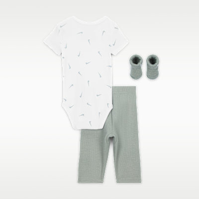 Nike Baby 3-Piece Bodysuit and Waffle Pants Set