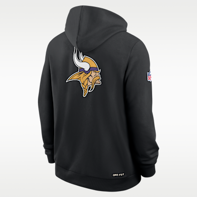 Minnesota Vikings Utility Player Sideline Men's Nike Dri-FIT NFL Full-Zip Hoodie