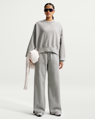 Женские  Nike Sportswear Phoenix Fleece High-Waisted Wide-Leg Pants