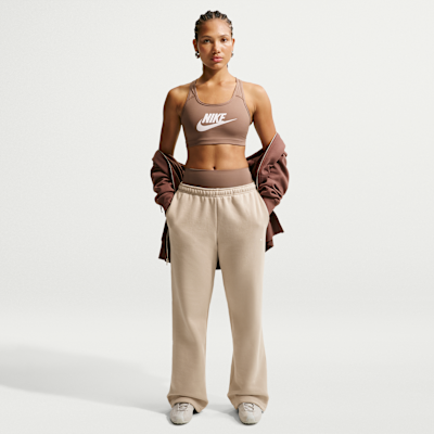 Nike Studio Fleece Orta Kalınlıkta Normal Belli Açık Paçalı Kadın Eşofman Altı