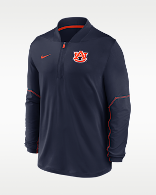Мужские  Auburn Sideline Nike Dri-FIT College 1/2-Zip Top