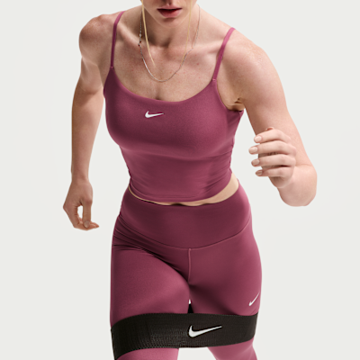 Nike One Orta Destekli Pedli Ayarlanabilir Kadın Spor Sütyenli Atlet görsel 3
