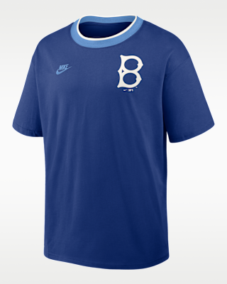Мужская футболка Brooklyn Dodgers Cooperstown Ringer Nike MLB