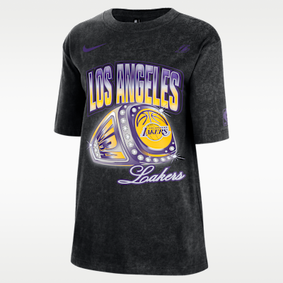 Playera Nike de la NBA para mujer Los Angeles Lakers Courtside