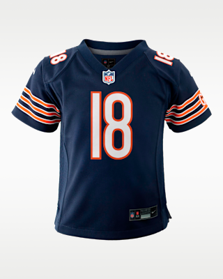 Детские джерси Caleb Williams Chicago Bears Big Kids' Nike NFL Game Jersey