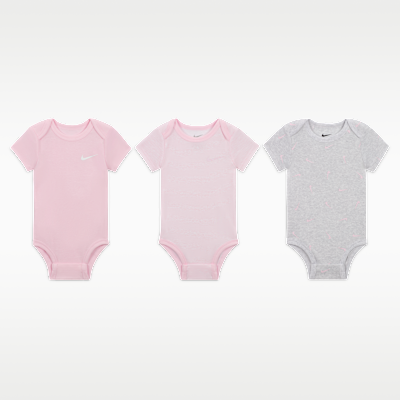 Nike E1D1 Baby Mix and Match Bodysuits (3-Pack)
