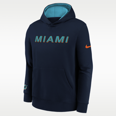 Miami Dolphins Rivalry Club Big Kids' Nike NFL Pullover Hoodie
