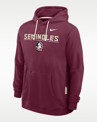 Мужское худи Florida State Sideline Nike Dri-FIT College Pullover Hoodie