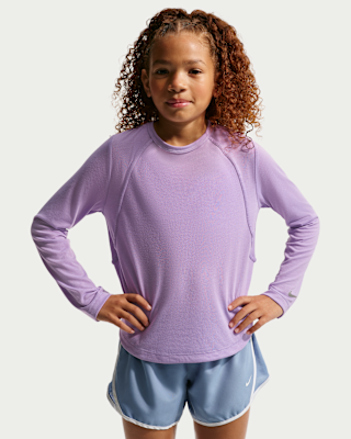 Детские  Nike Tempo Big Kids' (Girls') Dri-FIT Long-Sleeve Top для бега