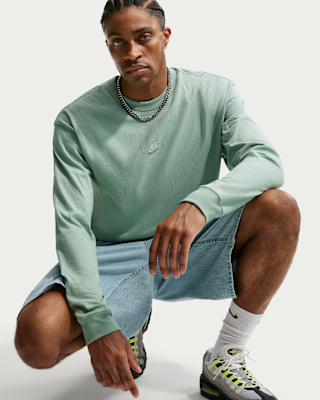 Мужская футболка Nike Sportswear Premium Essentials Long-Sleeve
