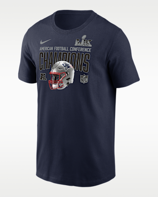Мужская футболка New England Patriots 2026 AFC Champions Glory Shield Nike NFL