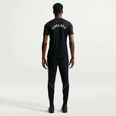 Nike Chelsea FC Strike Nike Dri-FIT Örgü Erkek Futbol Eşofman Altı görsel 5