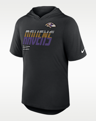 Мужская футболка Baltimore Ravens Nike Dri-FIT NFL Hooded