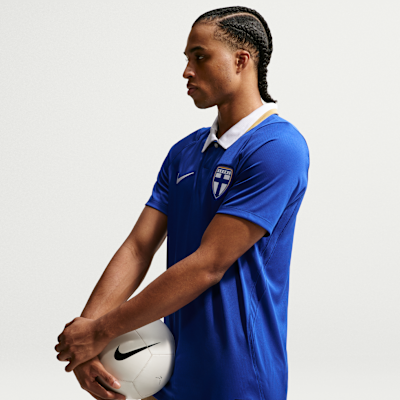 Nike Finlandiya 2026 Stadyum Deplasman Nike Dri-FIT Erkek Futbol Taraftar Forması görsel 3