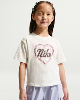 Детская футболка Nike Little Kids' Juxta-Girl Boxy