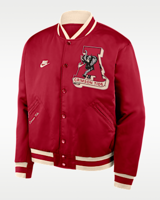 Мужская куртка Alabama Legacy Nike College Full-Snap Bomber