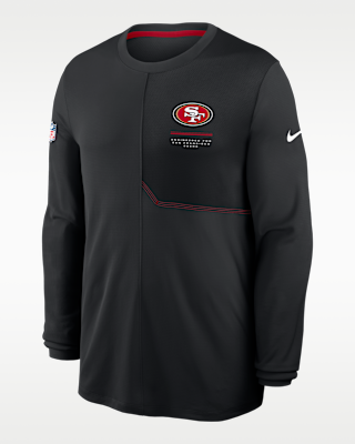 Мужские  San Francisco 49ers Sideline Coach Nike Dri-FIT NFL Long-Sleeve Top