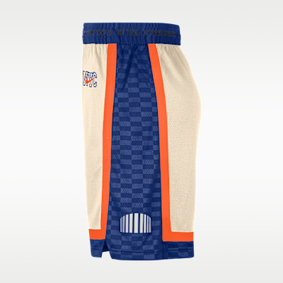 Shorts de alero polivalente de la NBA Nike Dri-FIT para hombre New York Knicks City Edition