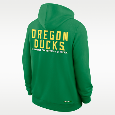 Oregon Sideline Men's Nike Dri-FIT College Full-Zip Hoodie