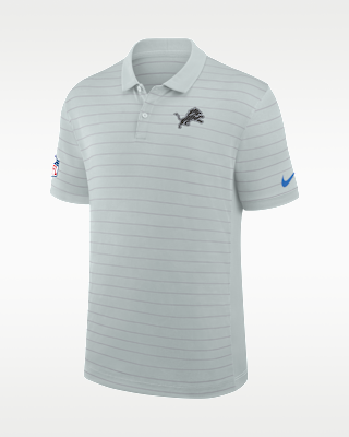 Мужские Detroit Lions Rivalries Collection Sideline Victory Striped Nike Dri-FIT NFL Polo