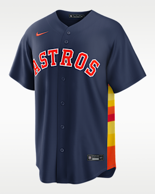 Мужские джерси Jose Altuve Houston Astros Nike MLB Replica Jersey