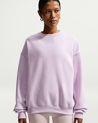 Женские  Nike Studio Fleece Medium Weight Oversized Crew