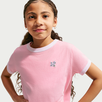Детские футболки Nike Sportswear Big Kids' Cropped T-Shirt