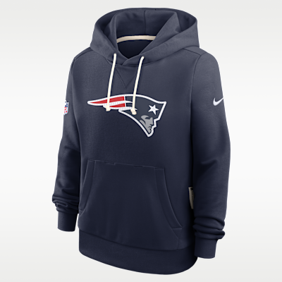 New England Patriots Sideline Women's Nike Dri-FIT NFL Pullover Hoodie