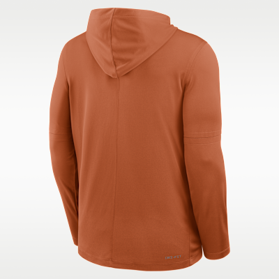 Texas Sideline Men's Nike Dri-FIT College Long-Sleeve Hooded Top