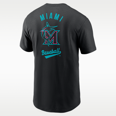 Playera Nike de la MLB para hombre Miami Marlins City Connect 2-Hit