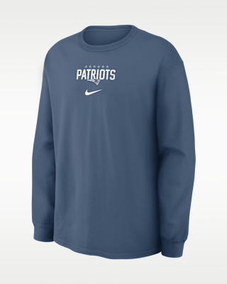 Мужская футболка New England Patriots Rivalries Collection Max90 Nike NFL Long-Sleeve