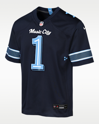 Детские джерси Cameron Ward Tennessee Titans Rivalries Collection Big Kids' Nike NFL Game Jersey