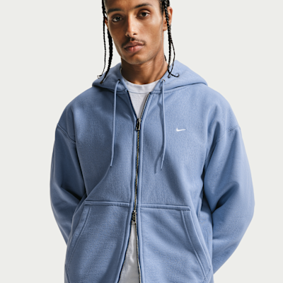 Męska dzianinowa bluza z kapturem i zamkiem na całej długości Nike Solo Swoosh