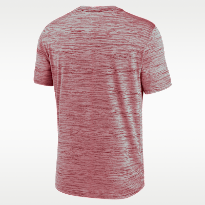 Playera universitaria Nike Dri-FIT para hombre Stanford Cardinal Campus Center Block Velocity