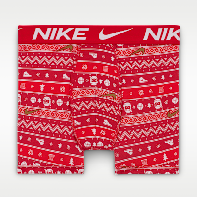 Nike Dri-FIT Big Kids' Holiday Poly Boxer Briefs (5-Pack)