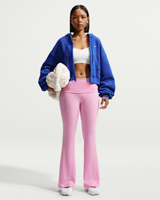Женские тайтсы Nike Sportswear Chill Knit Mid-Rise Tight Ribbed Pants