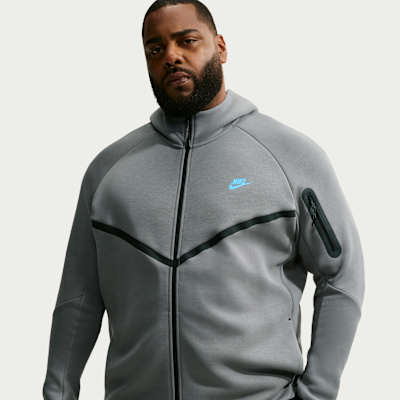 Nike Tech Fleece Windrunner Tam Boy Fermuarlı Erkek Ceketi görsel 6