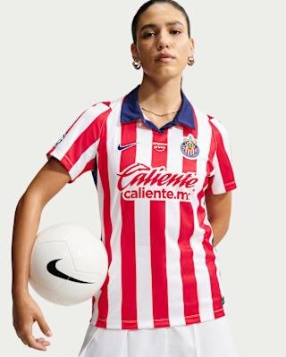 Женские джерси C.D. Guadalajara 2026/27 Stadium Home Nike Dri-FIT Soccer Replica Jersey