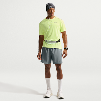 Nike Miler Dri-FIT 2'si 1 Arada 18 cm Erkek Koşu Şortu