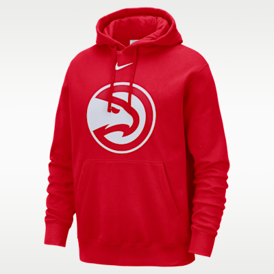 Sudadera con gorro sin cierre Nike NBA para hombre Atlanta Hawks Club