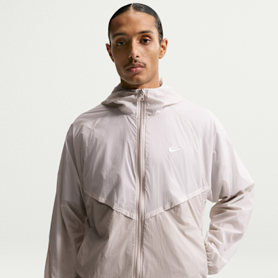 Nike Windrunner Astarsız Tam Boy Fermuarlı UV Erkek Ceketi