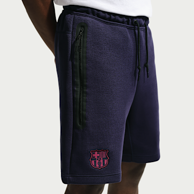 Nike FC Barcelona Tech Fleece Nike Erkek Futbol Şortu görsel 3