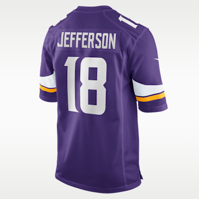Camiseta game para hombre NFL Minnesota Vikings (Justin Jefferson)