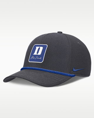 Женские Duke Legacy Letter Rise Nike Dri-FIT College A-Frame Adjustable Hat