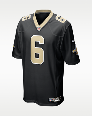 Мужские джерси Tyler Shough New Orleans Saints Nike NFL Game Jersey